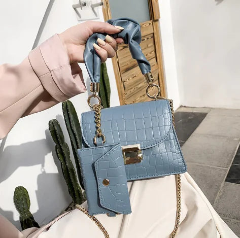 時尚夏日女士斜背鏈條包