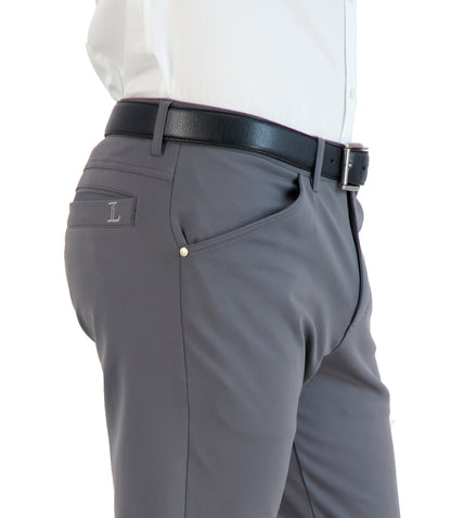 All Day, Everyday Super - Stretch Men's Pants - Business Casual - Grey - Performance Collection