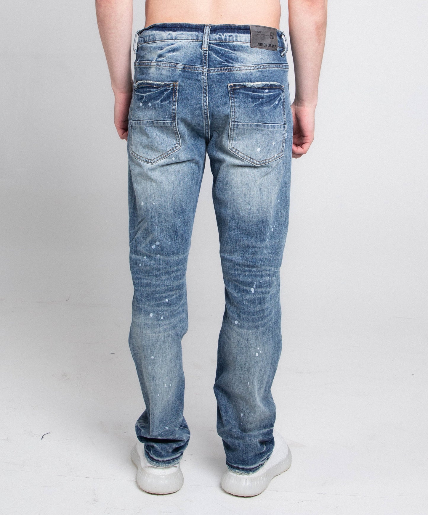 AJ05C CASUAL SKINNY DISTRESSED JEANS