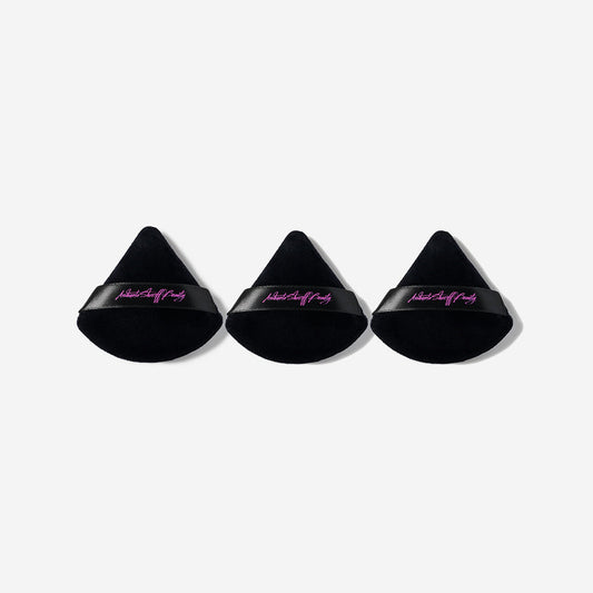 Ashunta Sheriff Beauty Velvet Hypoallergenic Ultra Soft Black Puffs (3-Pack)
