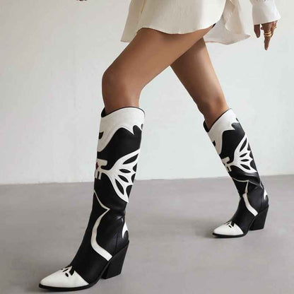 Western Cowboy : Women's Knee High Boots