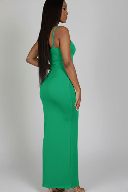 Ribbed Mermaid Hem Camisole Maxi Dress (CAPELLA)