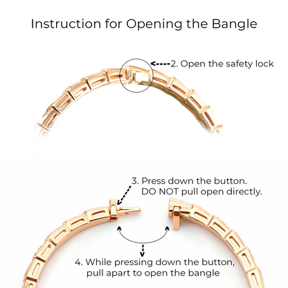 BG881RG B.Tiff Pulsera Désir de oro rosa