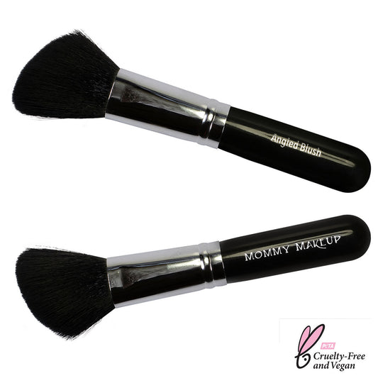 斜角腮紅刷 - 手工剪裁，純素，無動物實驗