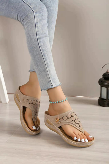 Women's Platform Roman Wedge Sandals