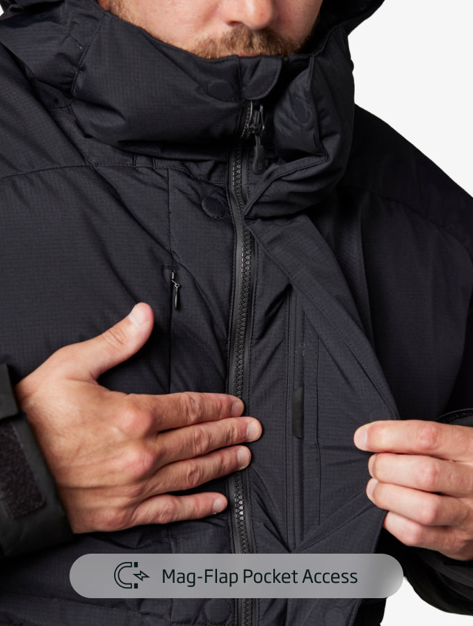 CHAQUETA ACOLCHADA CON MEDIA CREMALLERA BEARHUG PARA HOMBRE