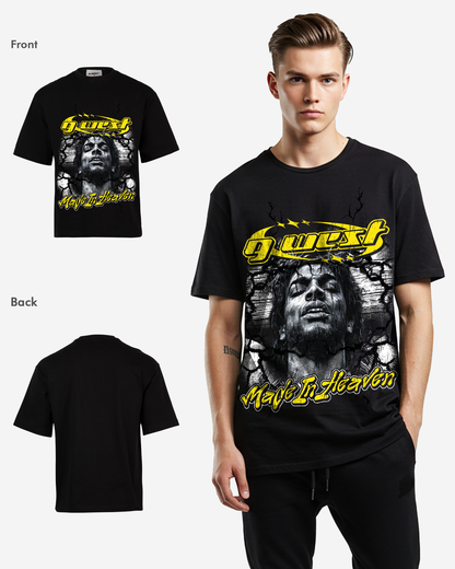 G West Rhinestone Made In Heaven Oversized Tee