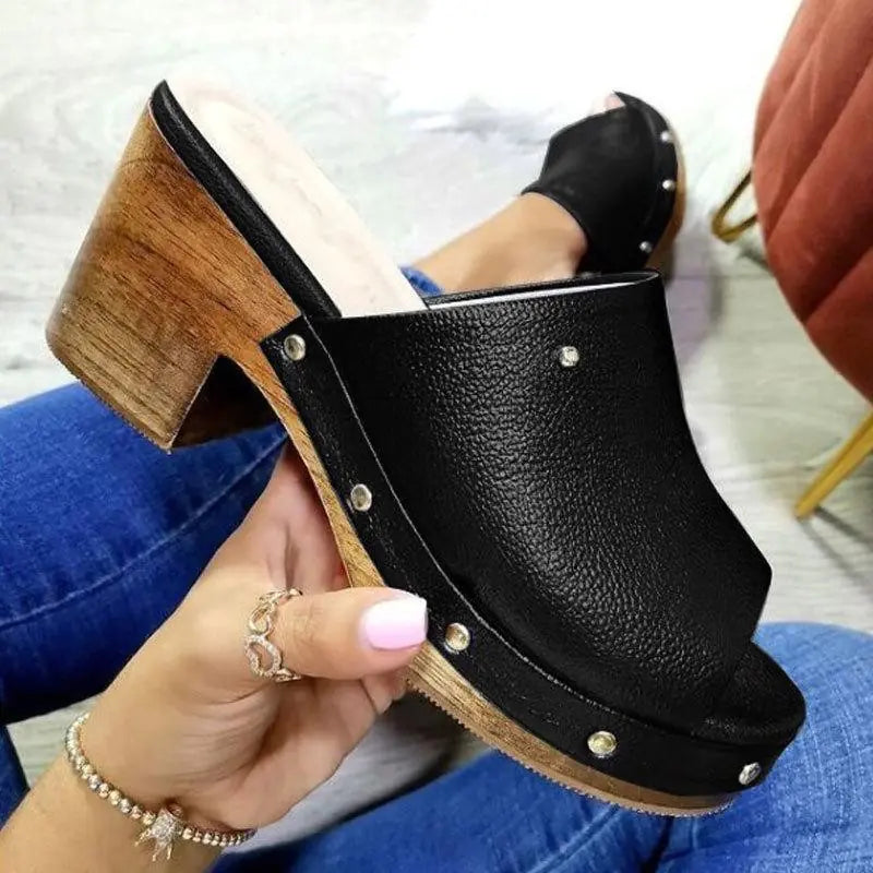 Thick-heeled Wedge Platform Sandals for Women