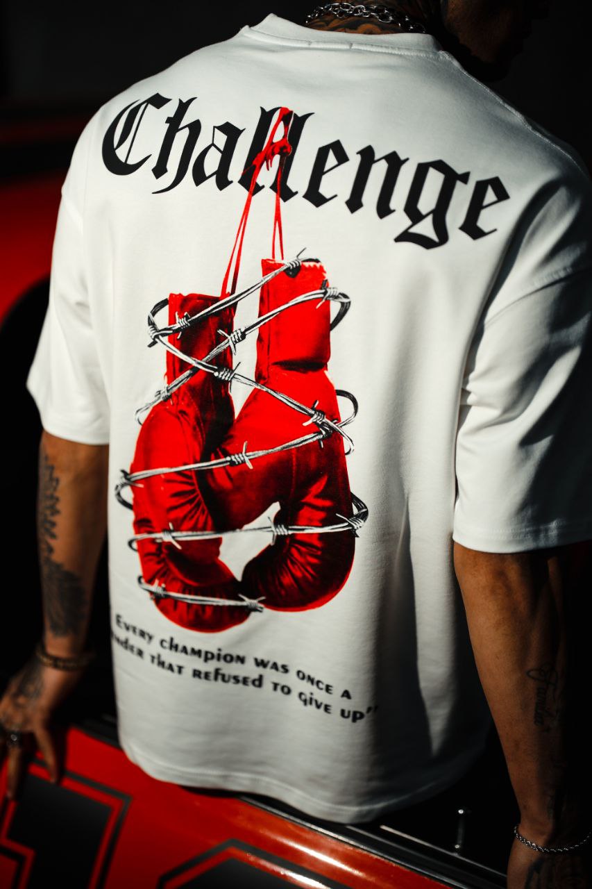 Challenge T-Shirt - Motivational Boxing Graphic Tee