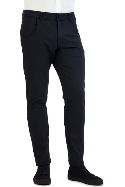 NEW & UPDATED Super - Stretch Men's Chinos //Casual// Black - Performance Collection