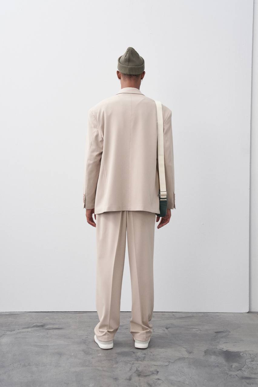 Classic Double Breasted Blazer Suit