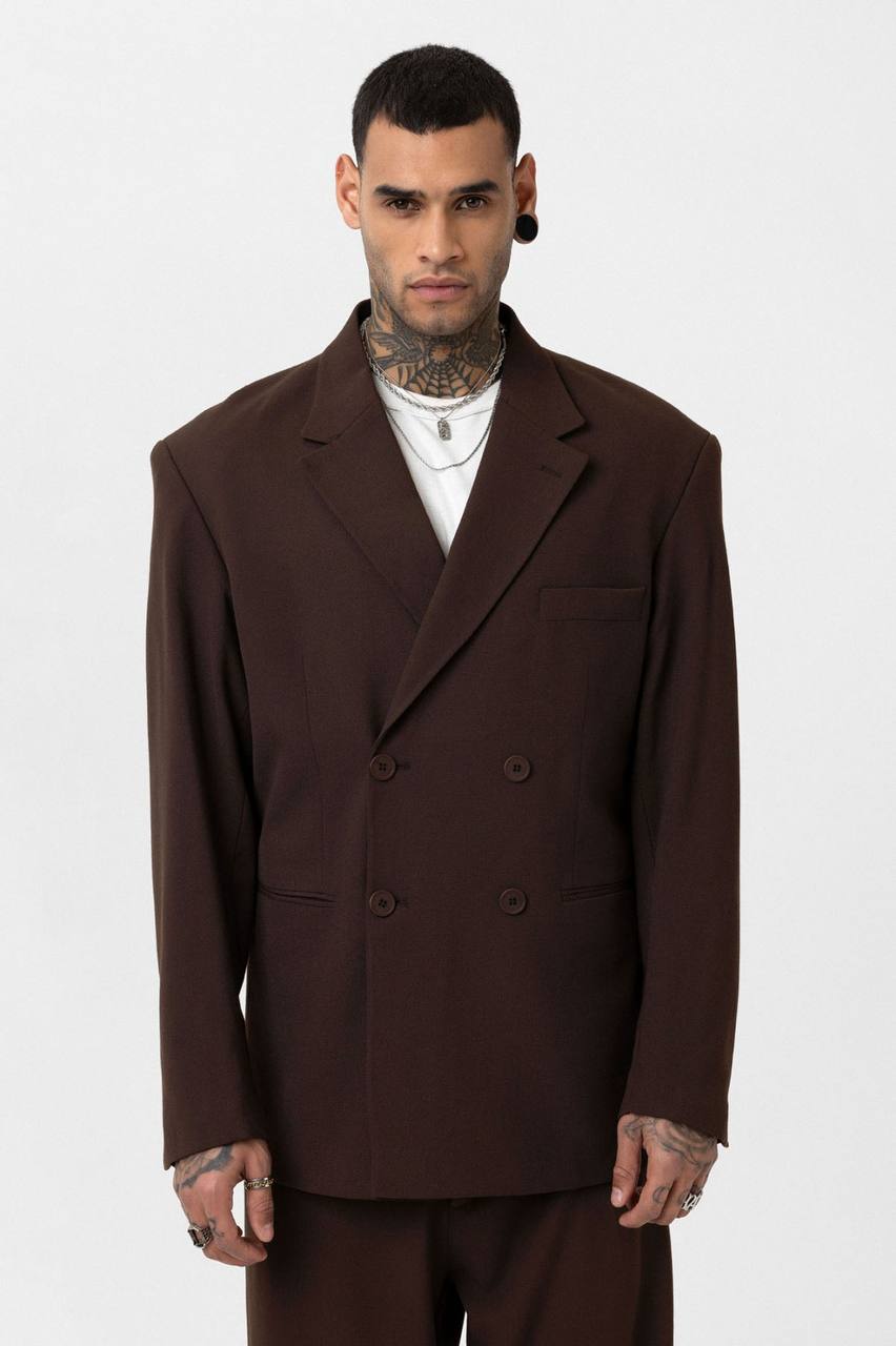 Classic Double Breasted Blazer Suit