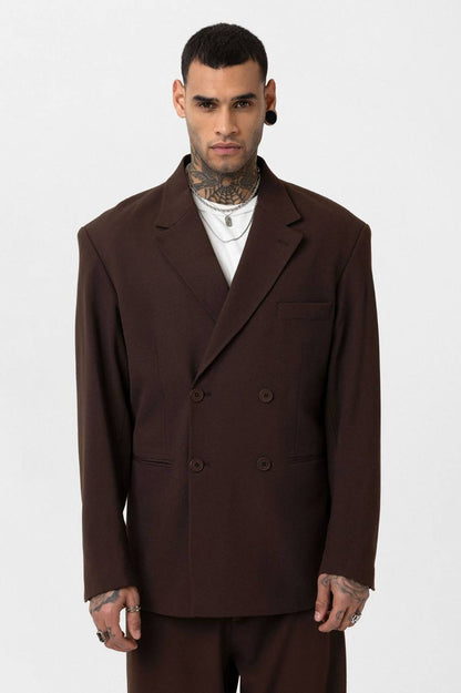 Classic Double Breasted Blazer Suit