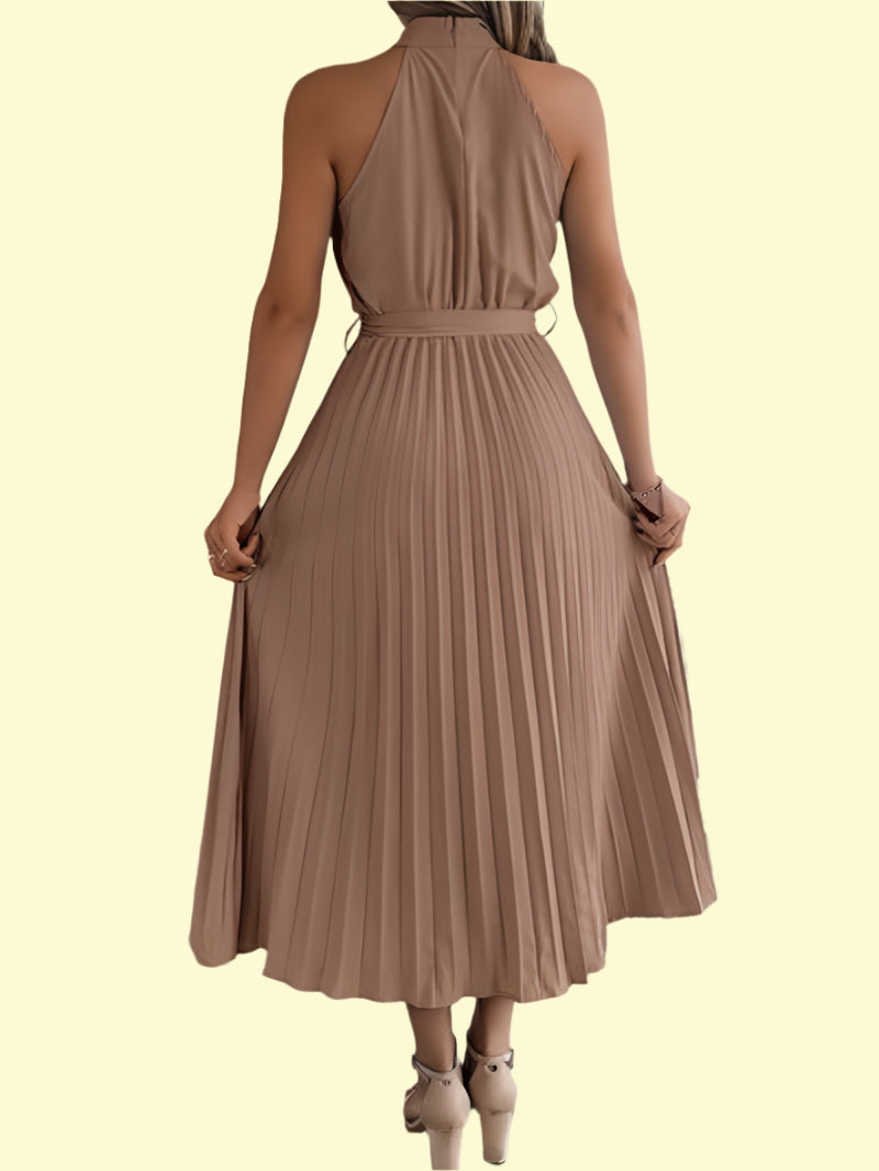 WestCloset Goddess Vibes Pleated Maxi Dress