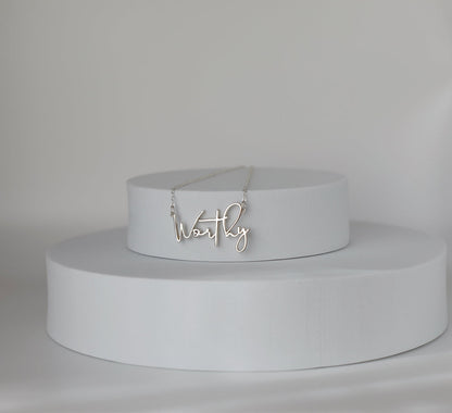 Worthy in Sterling Silver