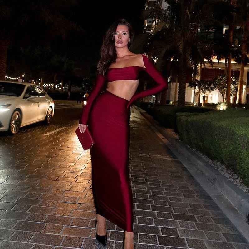 Egyptian & European : Long Sleeved Dress