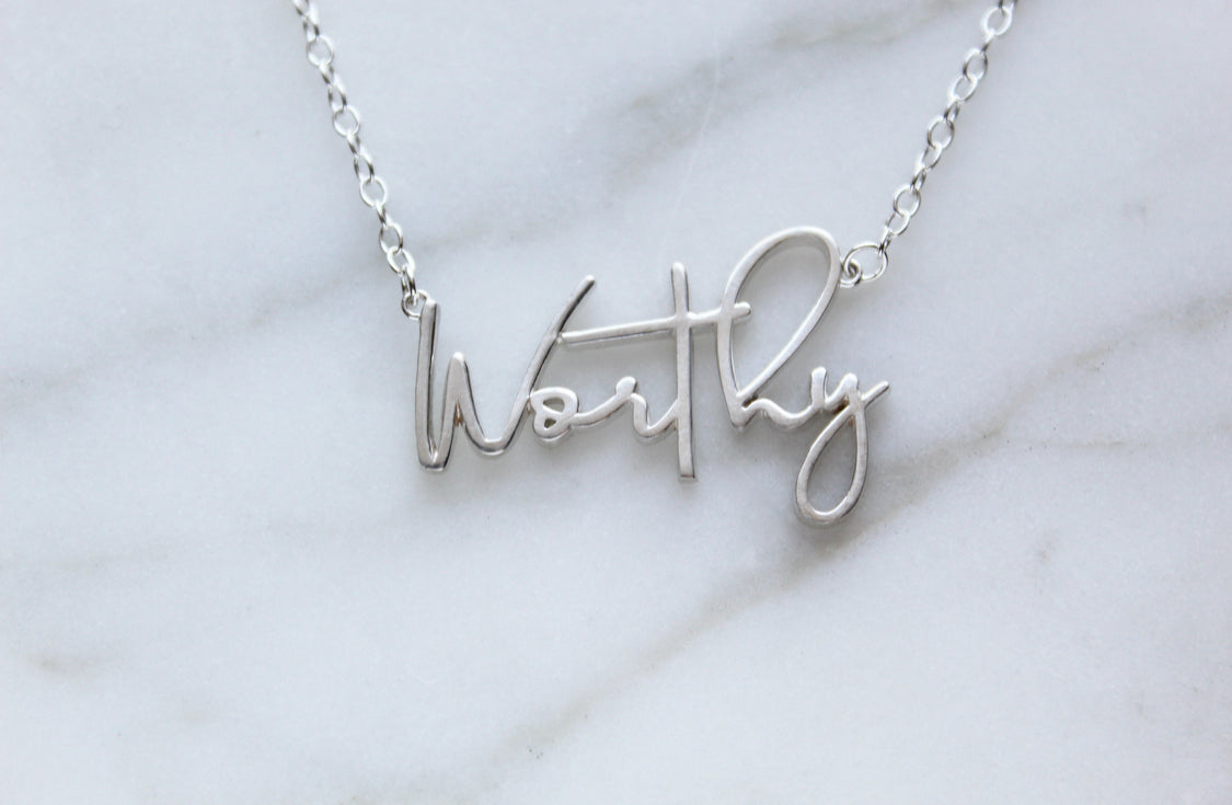 Worthy in Sterling Silver