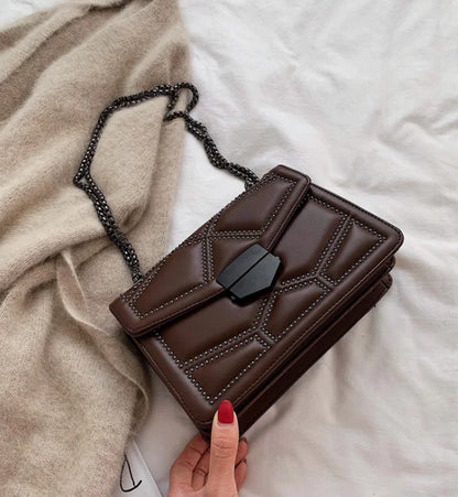 Small Square Chain Crossbody Bag