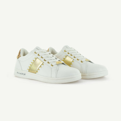 ECLAIR: COURT SHOE - WHITE