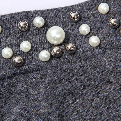 露肩串珠細節上衣