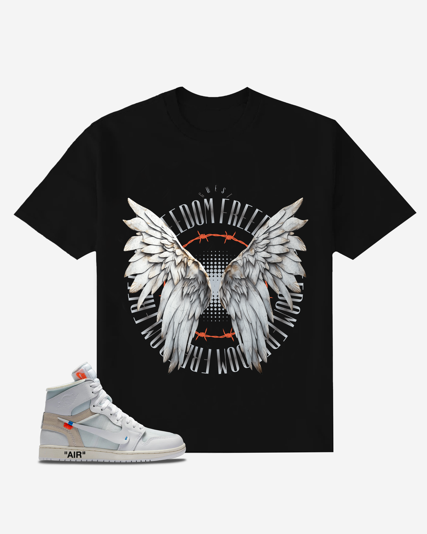G-West Wings of Freedom Oversized  T-Shirt Mens