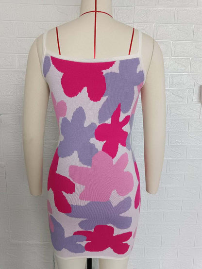 花卉圖案毛衣連身裙 | NCS