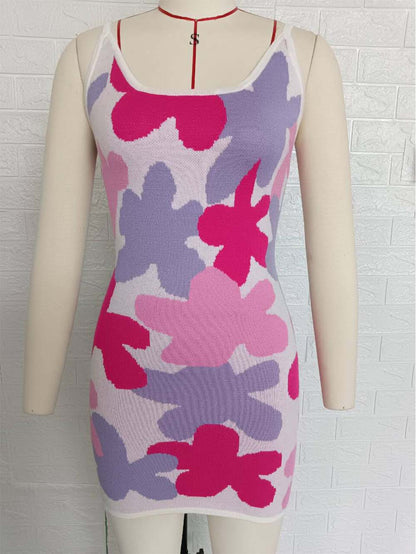 花卉圖案毛衣連身裙 | NCS