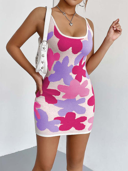 花卉圖案毛衣連身裙 | NCS