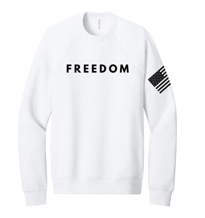 Camiseta Charlie Kirk Freedom - Manga larga - Cuello redondo - Sudadera con capucha