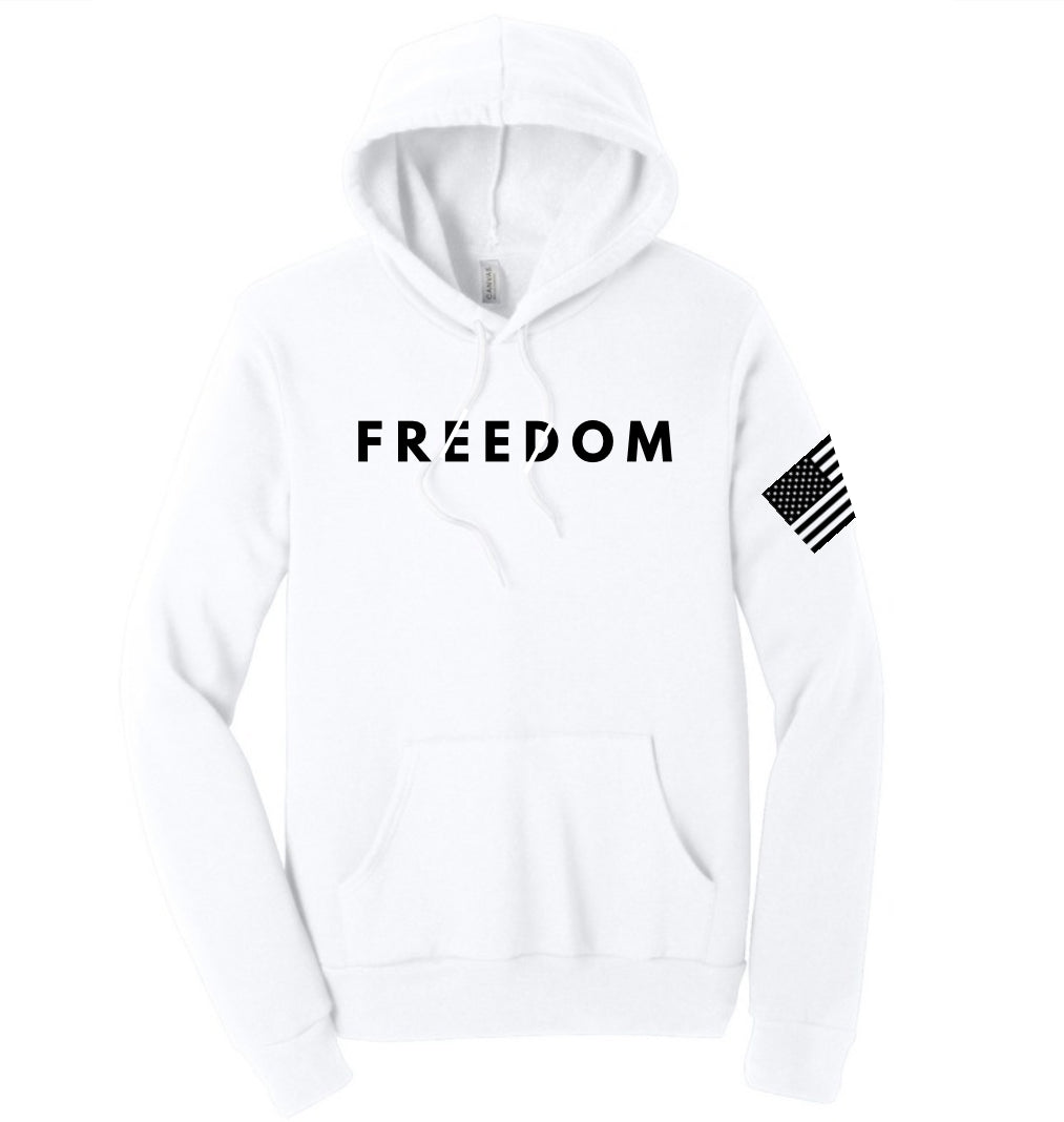 Camiseta Charlie Kirk Freedom - Manga larga - Cuello redondo - Sudadera con capucha