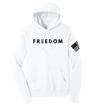 Camiseta Charlie Kirk Freedom - Manga larga - Cuello redondo - Sudadera con capucha