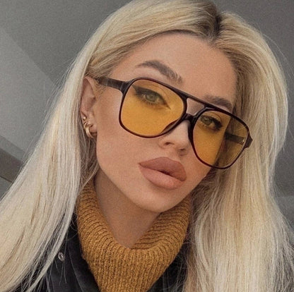 嘻哈撞色太陽眼鏡