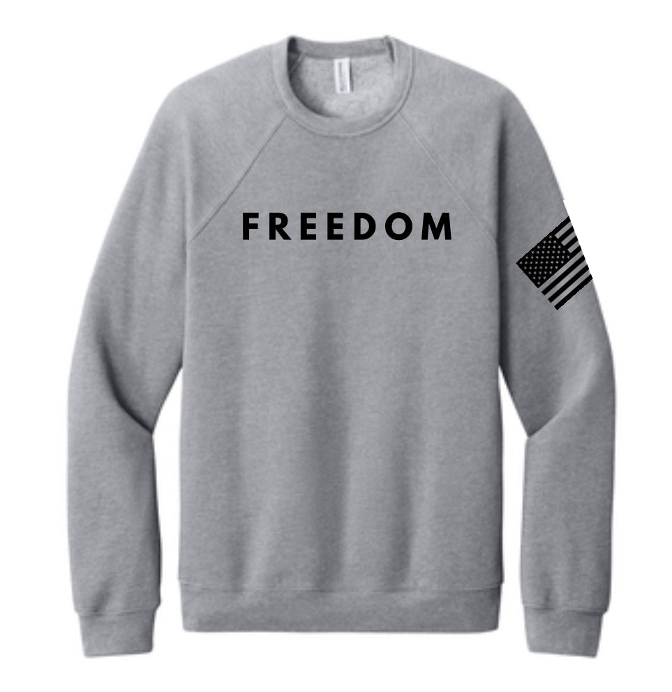 Camiseta Charlie Kirk Freedom - Manga larga - Cuello redondo - Sudadera con capucha