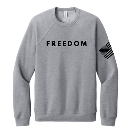Camiseta Charlie Kirk Freedom - Manga larga - Cuello redondo - Sudadera con capucha