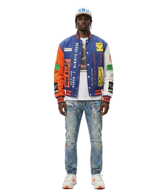 UNNEA Padded Nylon Bomber Jacket