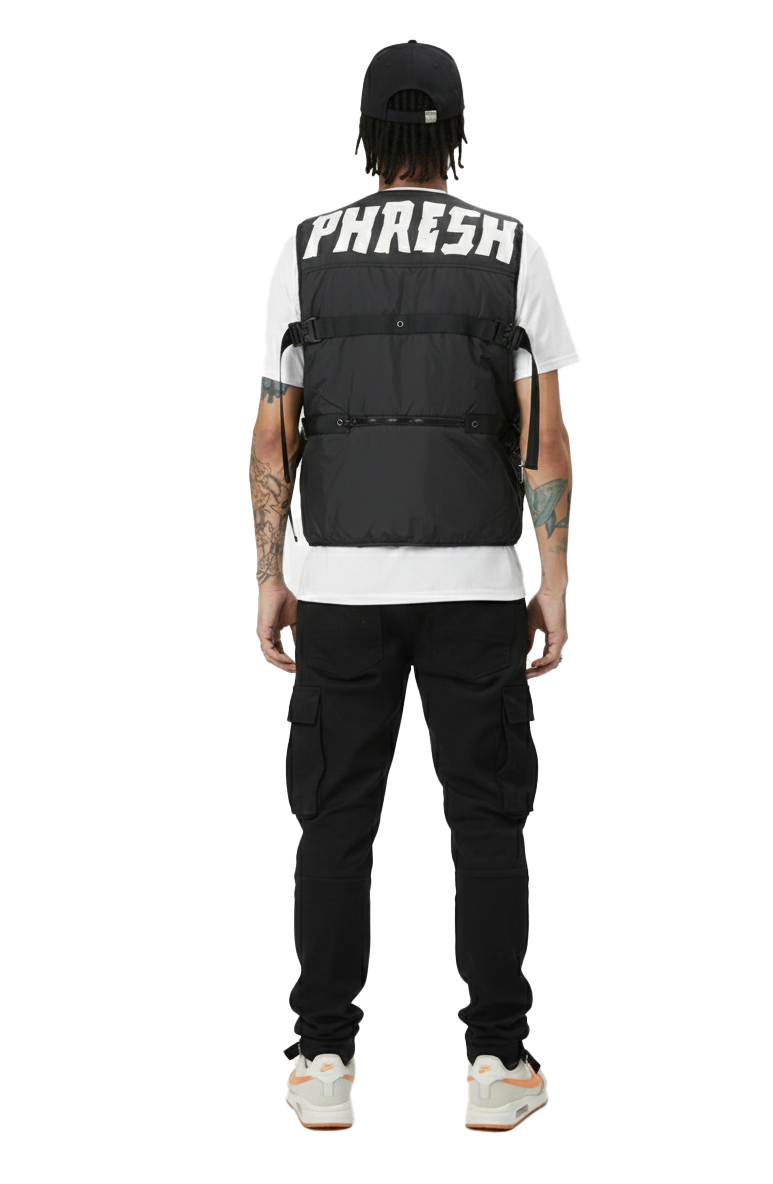 MILLER Men's premium cire padded vest with functional tape and multi pocket