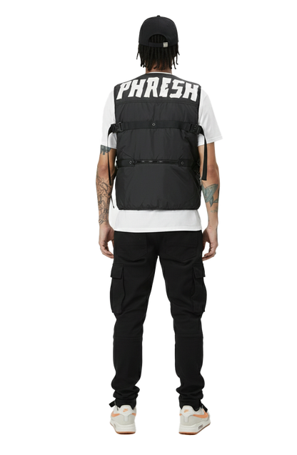 MILLER Men's premium cire padded vest with functional tape and multi pocket