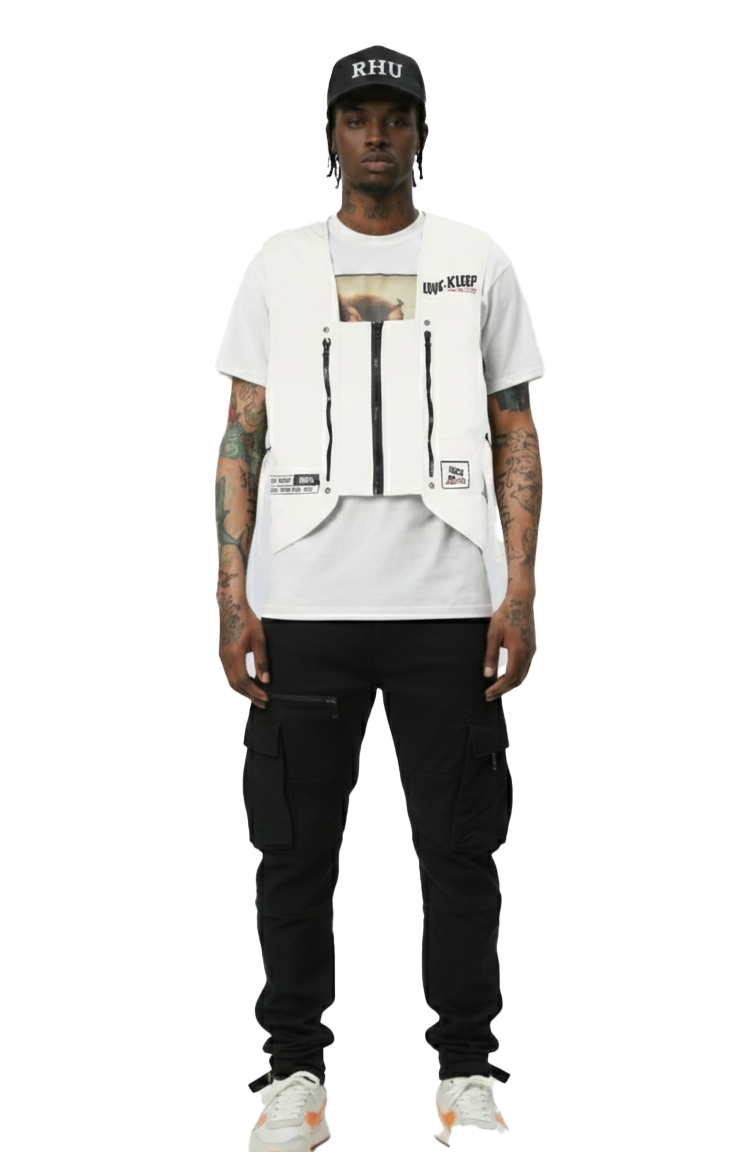 REAGAN Men's premium cire padded vest with functional tape and multi pocket