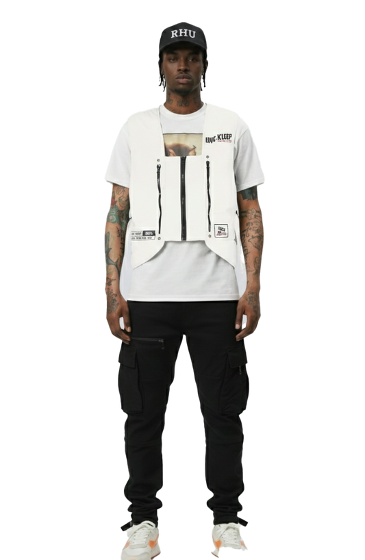 REAGAN Men's premium cire padded vest with functional tape and multi pocket