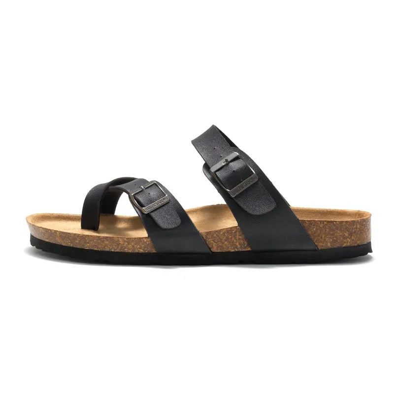 New Summer Men's Cork Slippers Fashion Men's Sandals Outdoor