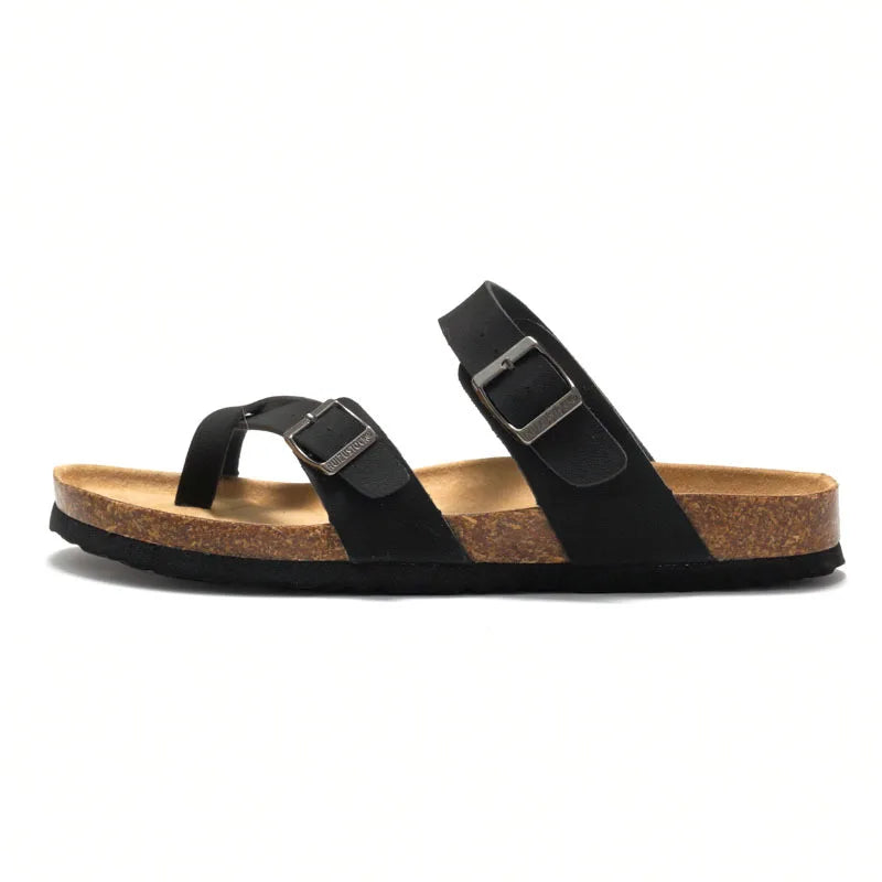 New Summer Men's Cork Slippers Fashion Men's Sandals Outdoor