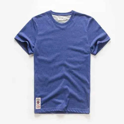 Classic Cotton Men's Solid O-Neck Tee