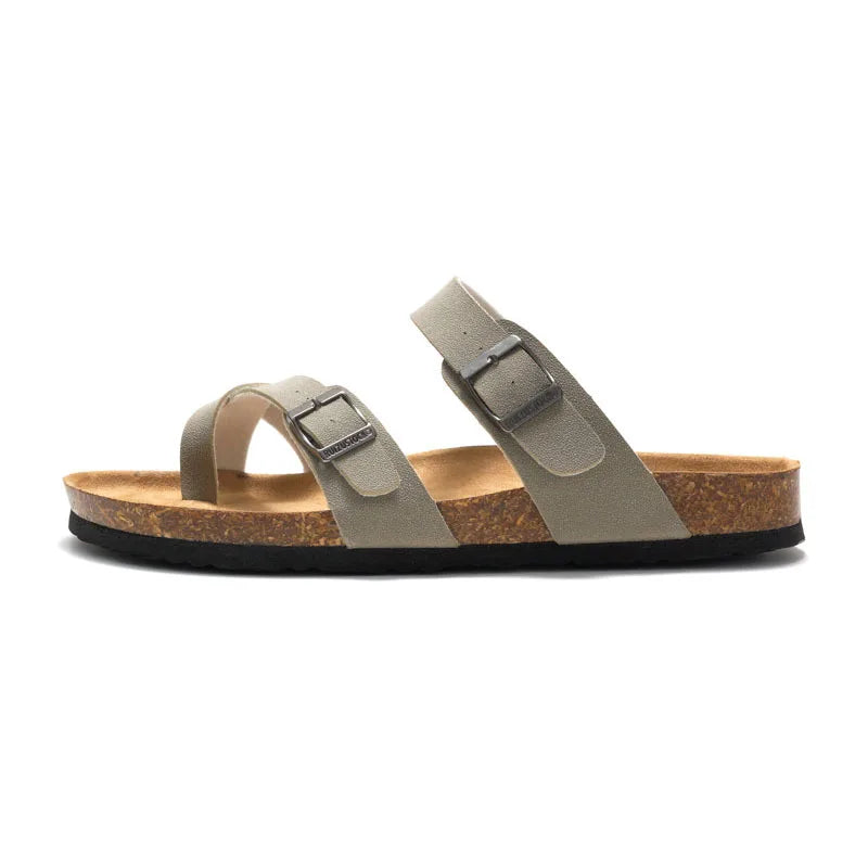 New Summer Men's Cork Slippers Fashion Men's Sandals Outdoor