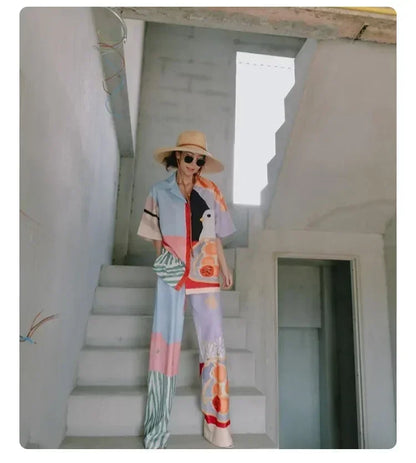 2024年新女士時尚度假沙灘防紫外線寬簷草編遮陽帽，夏季旅行巴拿馬帽，戶外批發