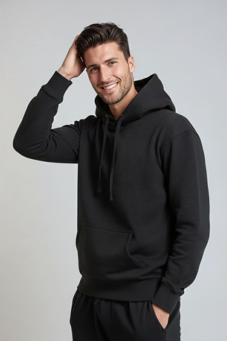 中等厚度連帽套頭衫 P2007