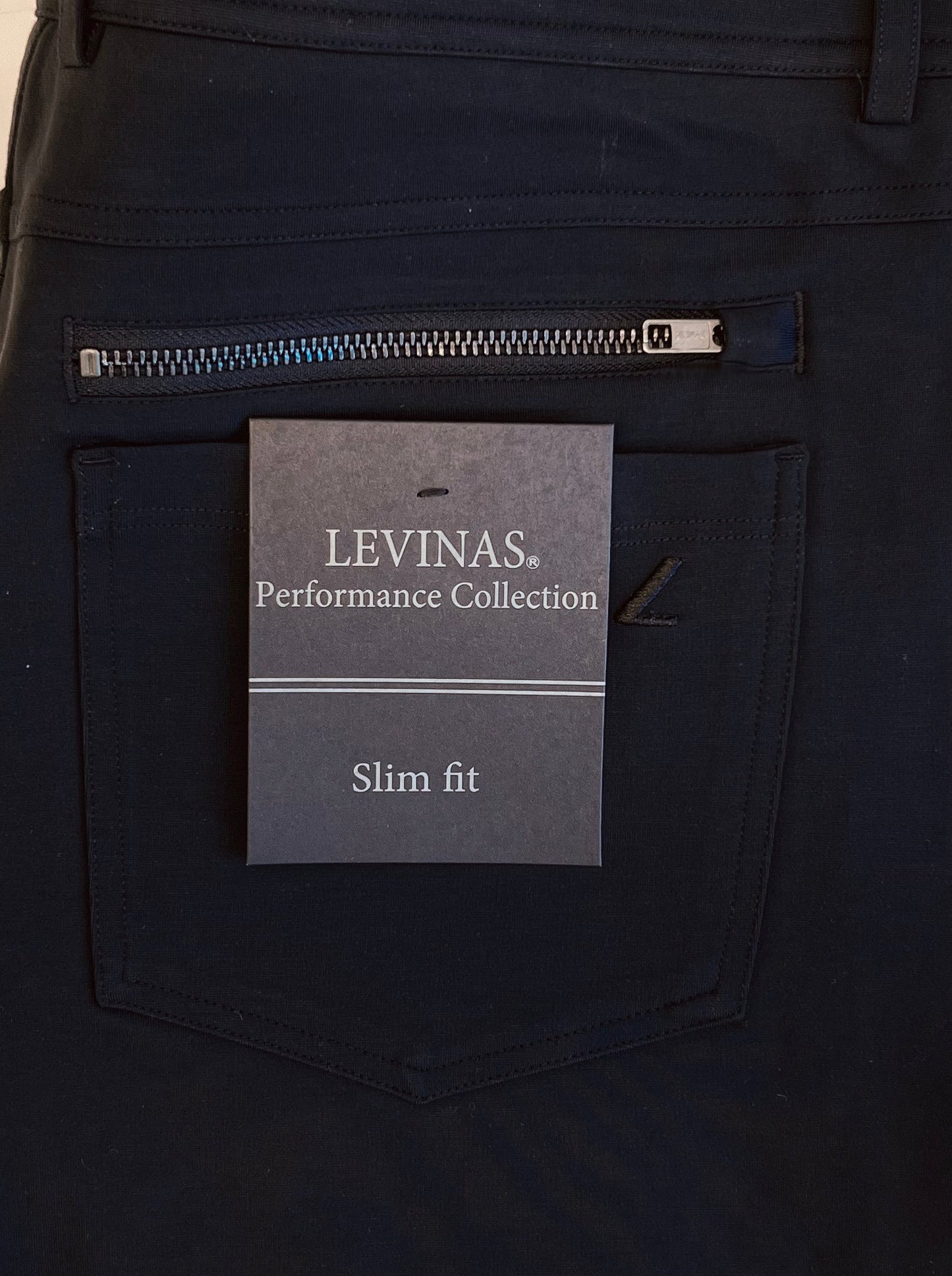 NEW & UPDATED Super - Stretch Men's Chinos //Casual// Black - Performance Collection