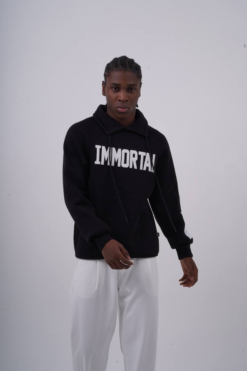 IMMORTAL High-Neck Scuba Hoodie