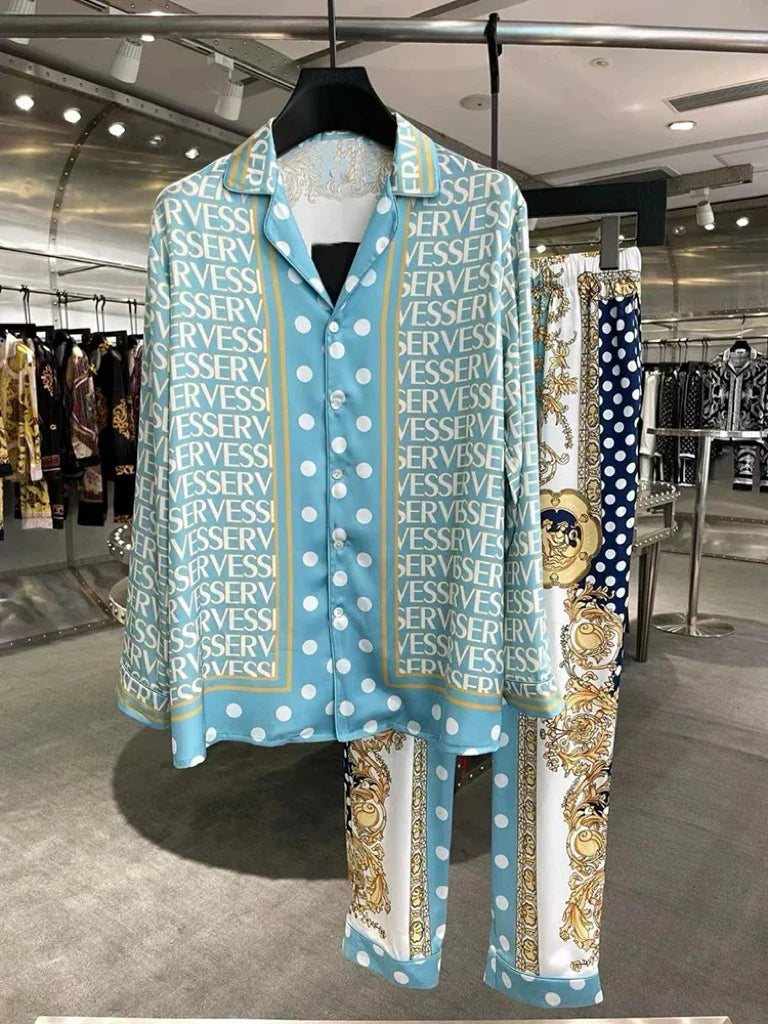 Ropa de playa de seda de hielo para hombre