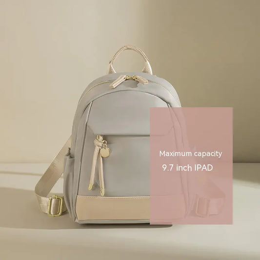 Bolso tote de tela Oxford con doble hombro para mujer