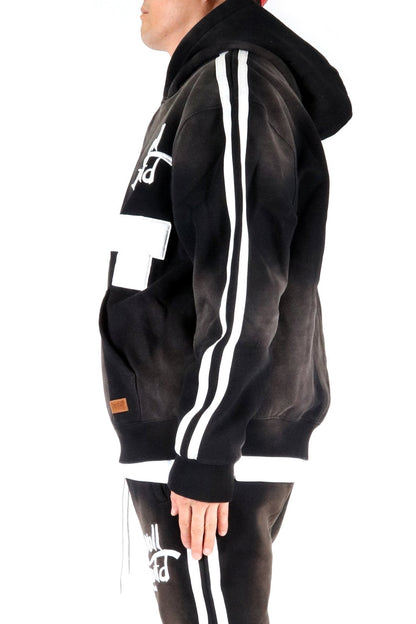 PEBBLE Heavy weight brushed vintage washing pullover hoodie